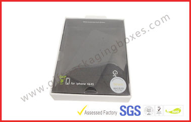 Grey Board Gift Packaging Boxes with Clear 0.4mm PVC Transperent Cover for IPhone / Ipad Mini Case