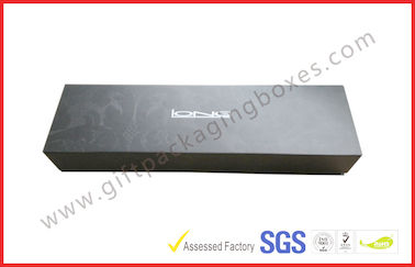 Stamping Foil Magnetic Boxes Electronics Packaging With Matt Black Paint