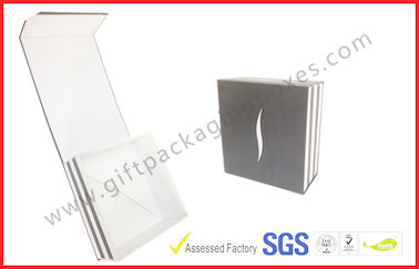 Customized Printed Lighter Rigid Gift Boxes , Magnetic Matt Black Gift Pakaging Boxes