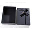 Custom Black Art paper C1S C2S Rigid Gift Boxes With Ribbon