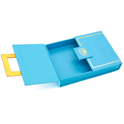 Paperboard Split Jewelry Book Box Gilded Gift Packaging Boxes