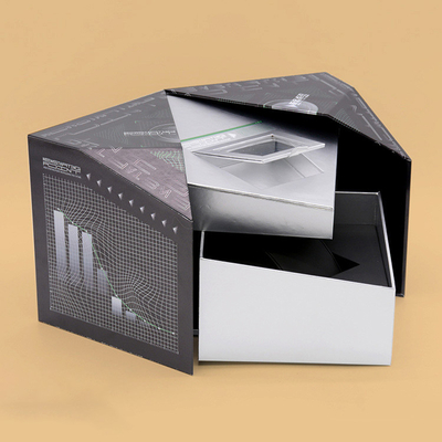 Customized creative double door shaped pull-out box with a sense of technology, multi-layer drawer, gift storage box