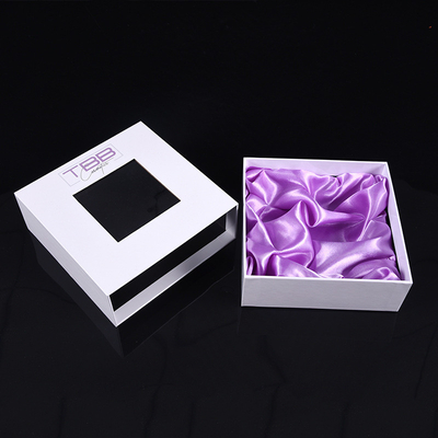 Clothing shirt with packaging box custom scarf silk scarf gift box cover window customization